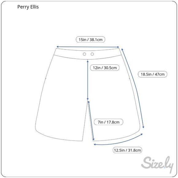 Perry Ellis American Active Mens Large Green Camouflage Swim Shorts Trunks L - Picture 3 of 11